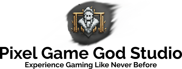 Pixel Game God Studio logo