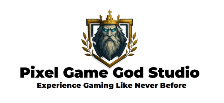 Pixel Game God Studio logo