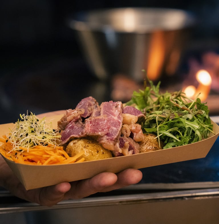 Assiette d'évènement 