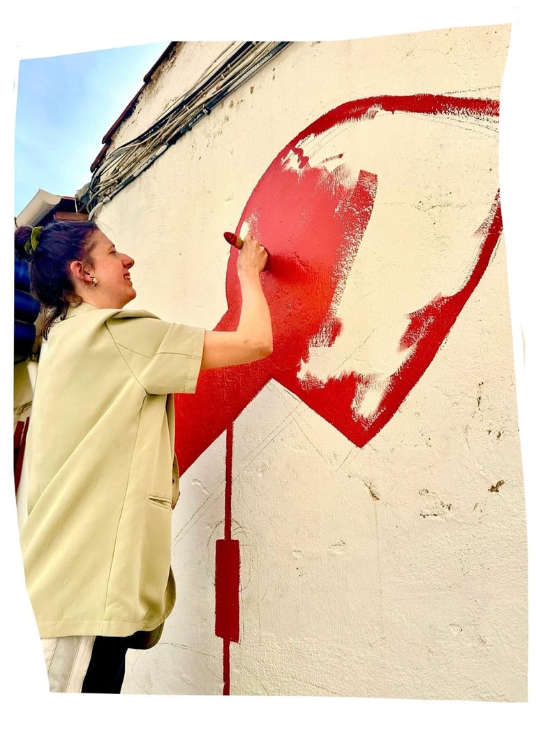 fresque, aménagement intérieur, brocante, vintage artiste Marseille , mer méditerranée