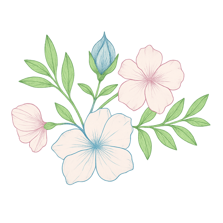Blooms and Vows House of Petals logo