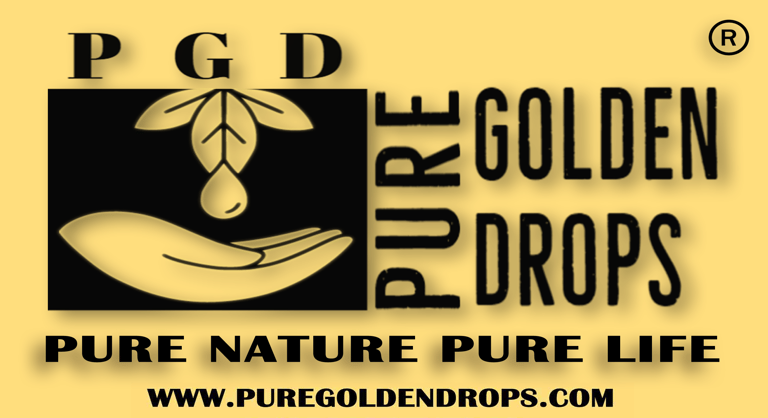 Pure Golden Drops logo