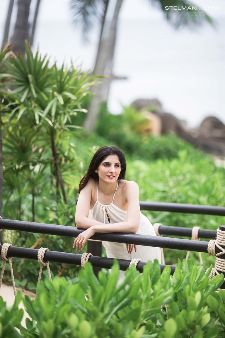 Individual portrait in Sunset Town guided by expert photographer