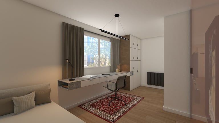 chambre d'artiste à Ambronay