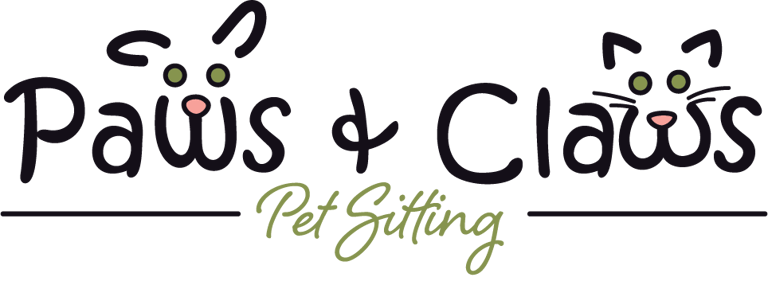 Paws and Claws Pet Sitting logo