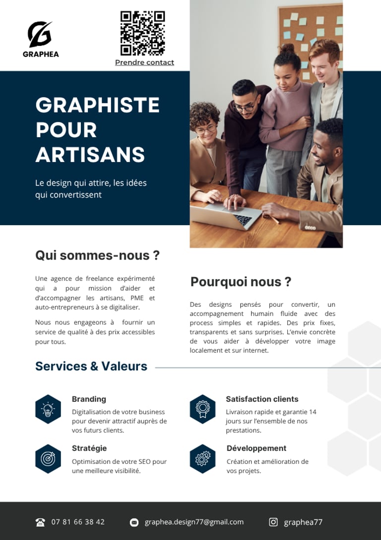 Flyer graphiste provins