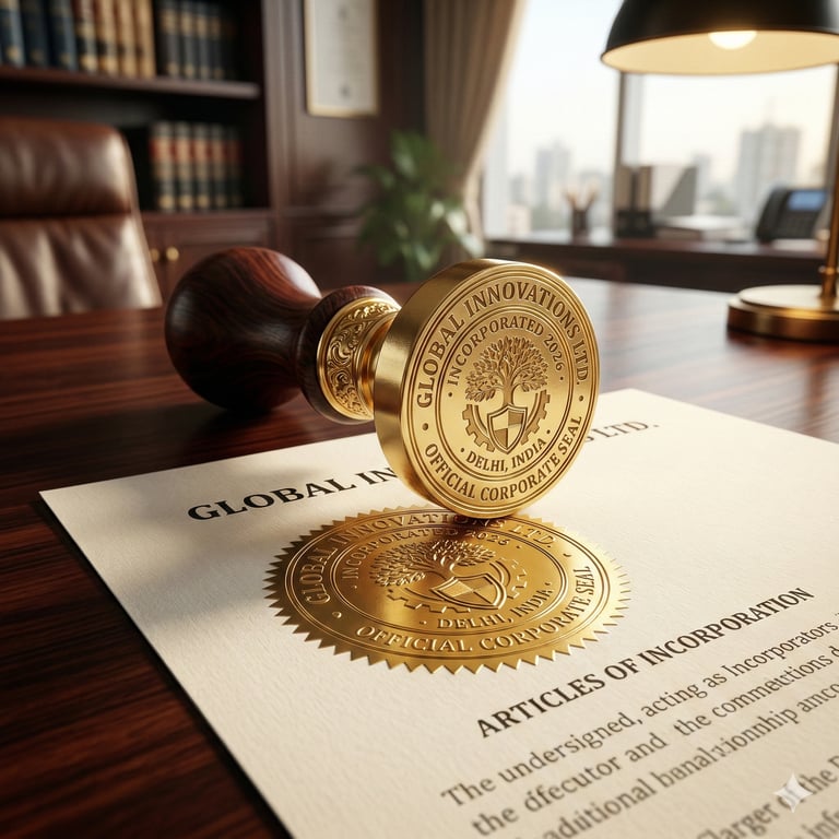 Company registration and business incorporation by Harsh Malik Law.