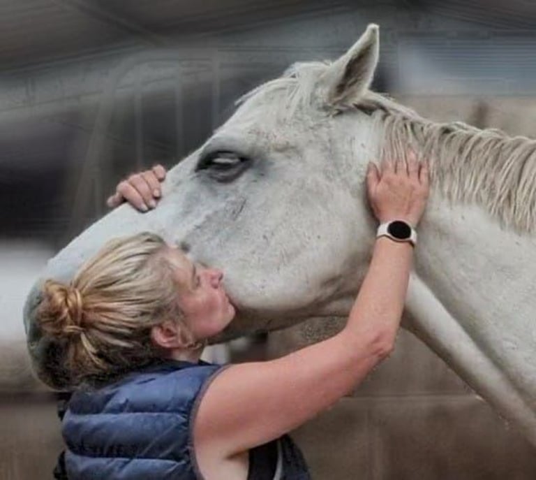 Lou and horse