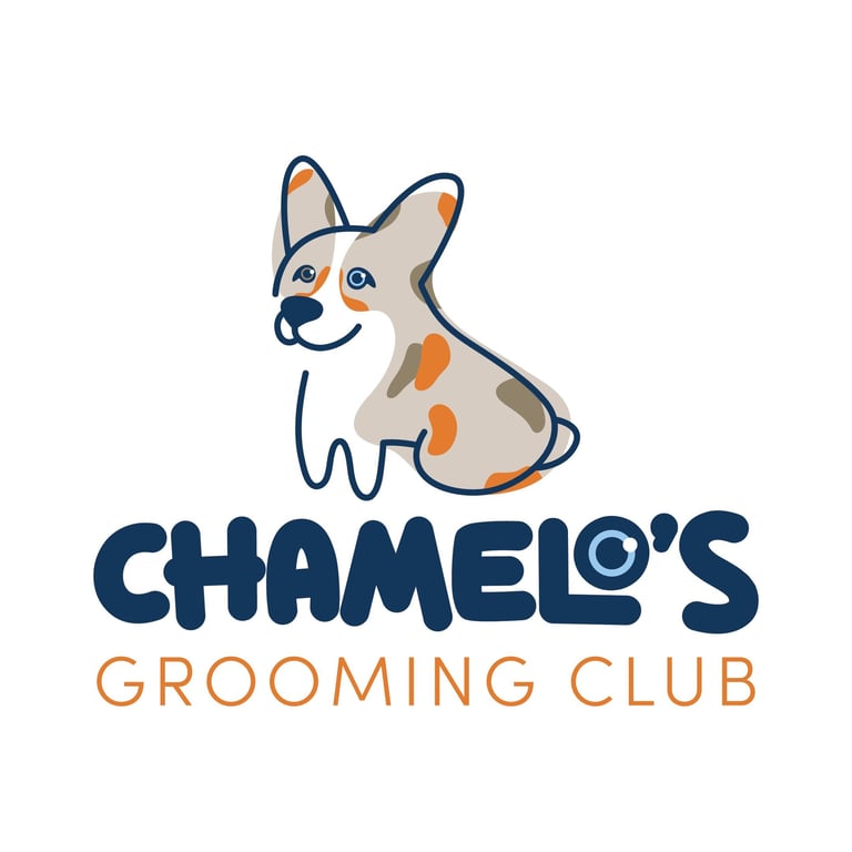 Chamelo's Grooming Club logo