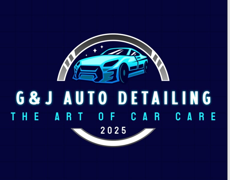 G&J auto detailing logo