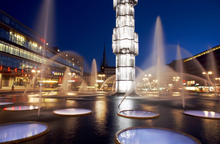 Sergels Torg Plaza in Stockholm. Credits: Ola Ericson/imagebank.sweden.se
