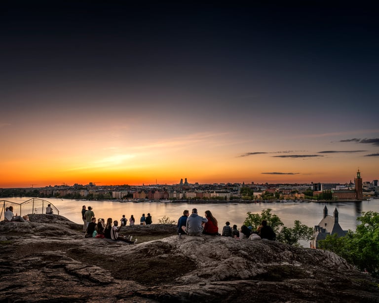 Summer in Stockholm. Credits: Jann Lipka/imagebank.sweden.se
