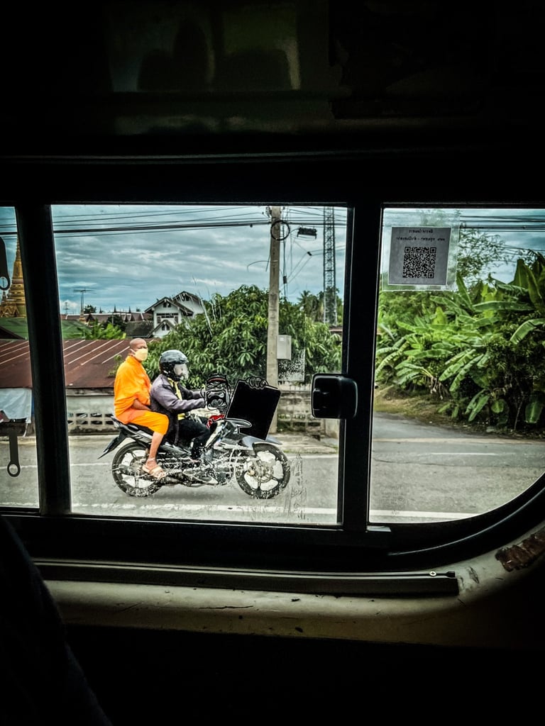 Monk on a Motorcycle