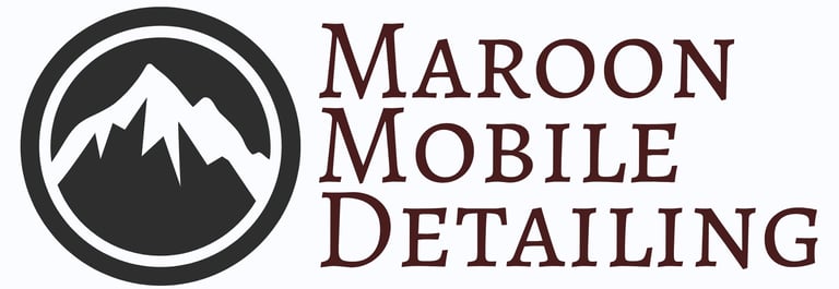 Maroon Mobile Detailing logo