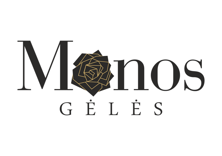 Monos gėlės - modernios gėlių puokštės ir gėlių pristatymas Klaipėdoje logo