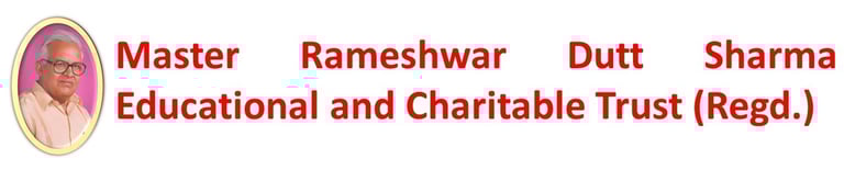 Master Rameshwar Dutt Sharma Educational and Charitable Trust (R) logo