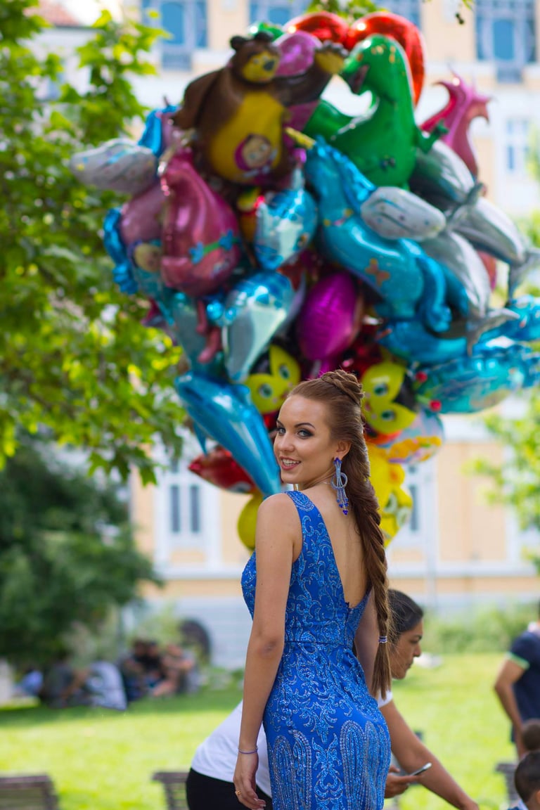 Абитуриентка заснета от Фотограф Светлана Велинова в град Перник