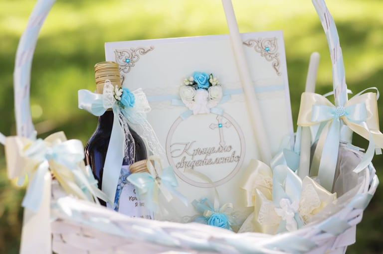 покана за кръщене на дете заснета от Фотограф Светлана Велинова в град Перник