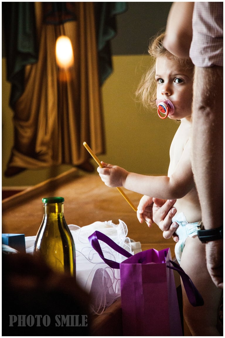 Кръщене на момиче заснето от Фотограф Светлана Велинова в град Перник