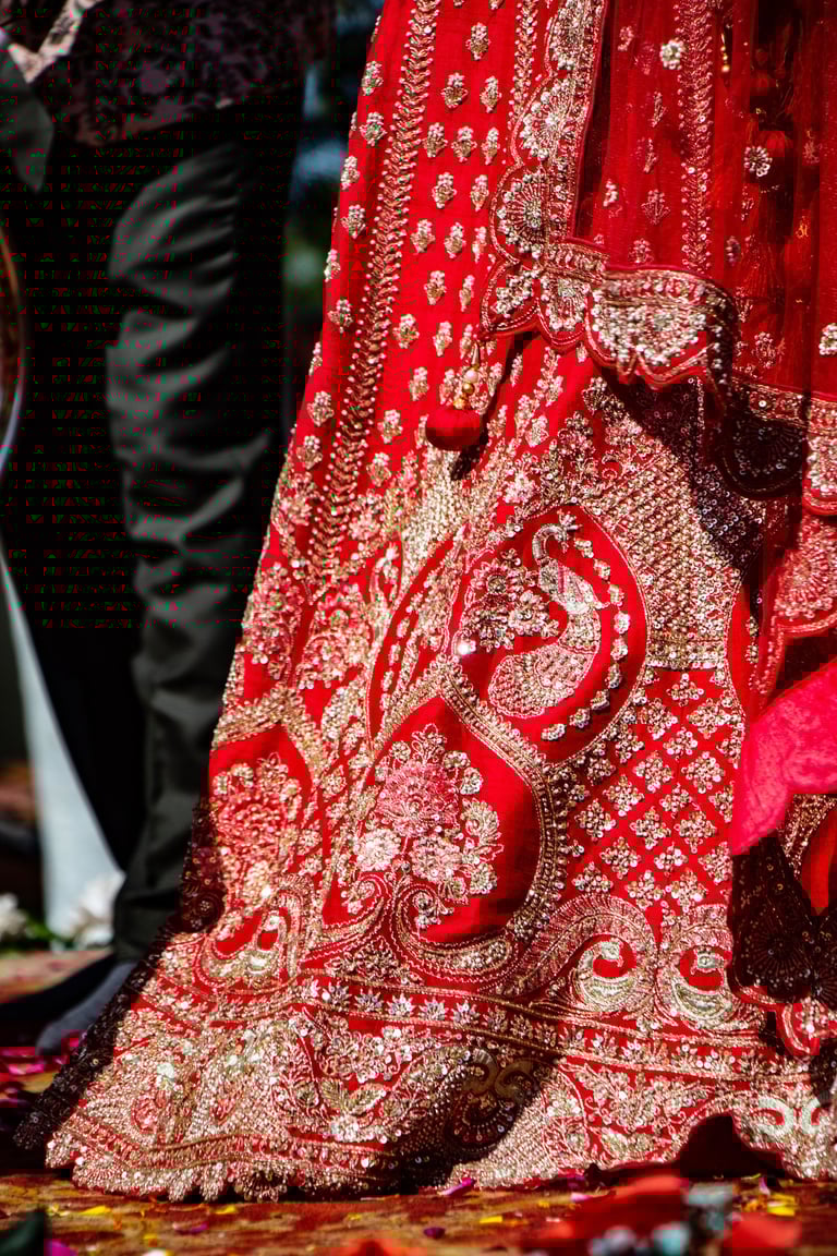 Младоженци заснети от Фотограф Светлана Велинова в Индия