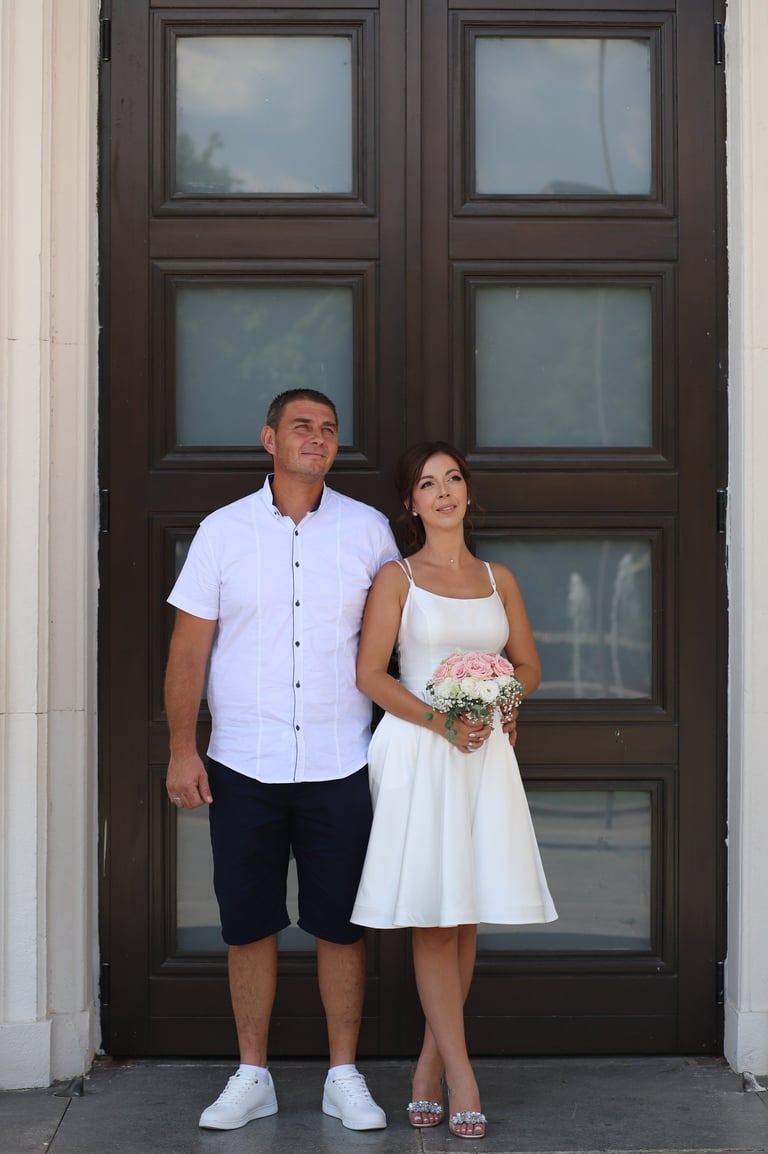 Младоженци заснети от Фотограф Светлана Велинова в Град Перник