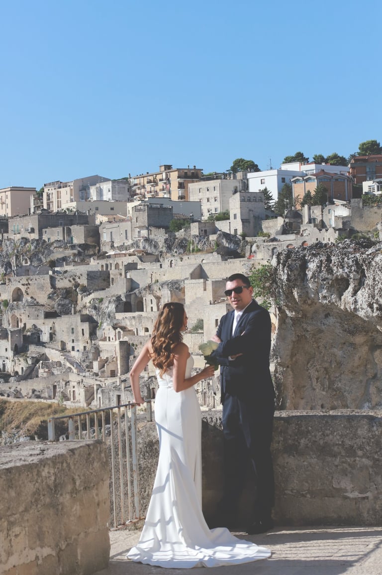 Младоженци заснети от Фотограф Светлана Велинова в Италия