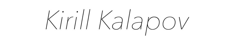 Kirill Kalapov Photography logo