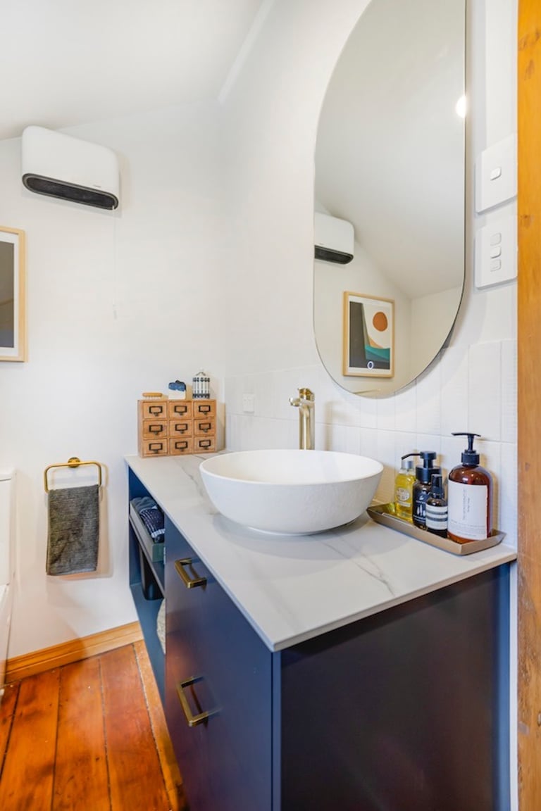 bathroom with a sink