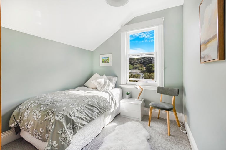 bedroom by peaky builders