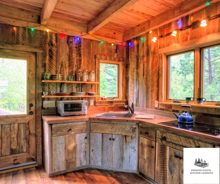 barnwood kitchen cabinets