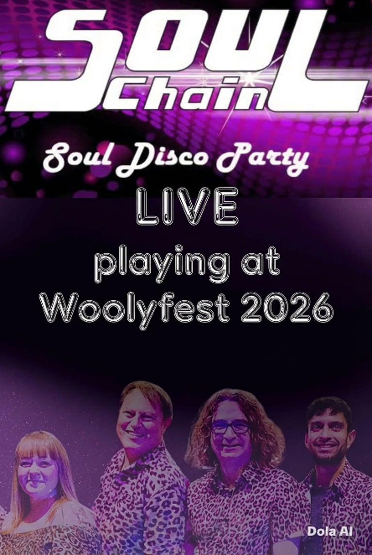 soul Chain jazz funk band playing at Wooolyfest 2026