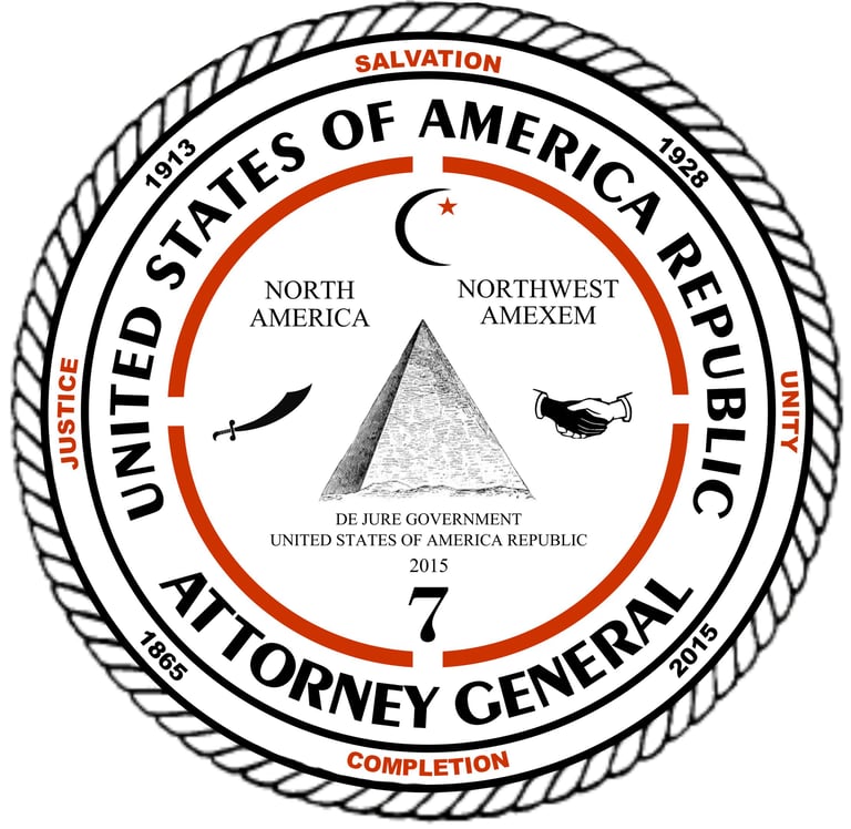 United States of America Republic Attorney General Consumer Protection logo