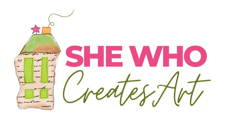 She Who Creates Art logo