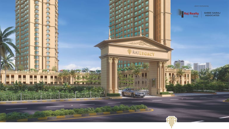 AMENITIES RAJ LEGACY MIRA ROAD EAST, RAJ LEGACY SATYAM, NEAR SAI KARISHMA COMPLEX, KANAKIA, RAJ REALTY, NEW PROJECT