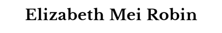 Elizabeth Mei Robin: The Multi-Disciplinary Creator logo