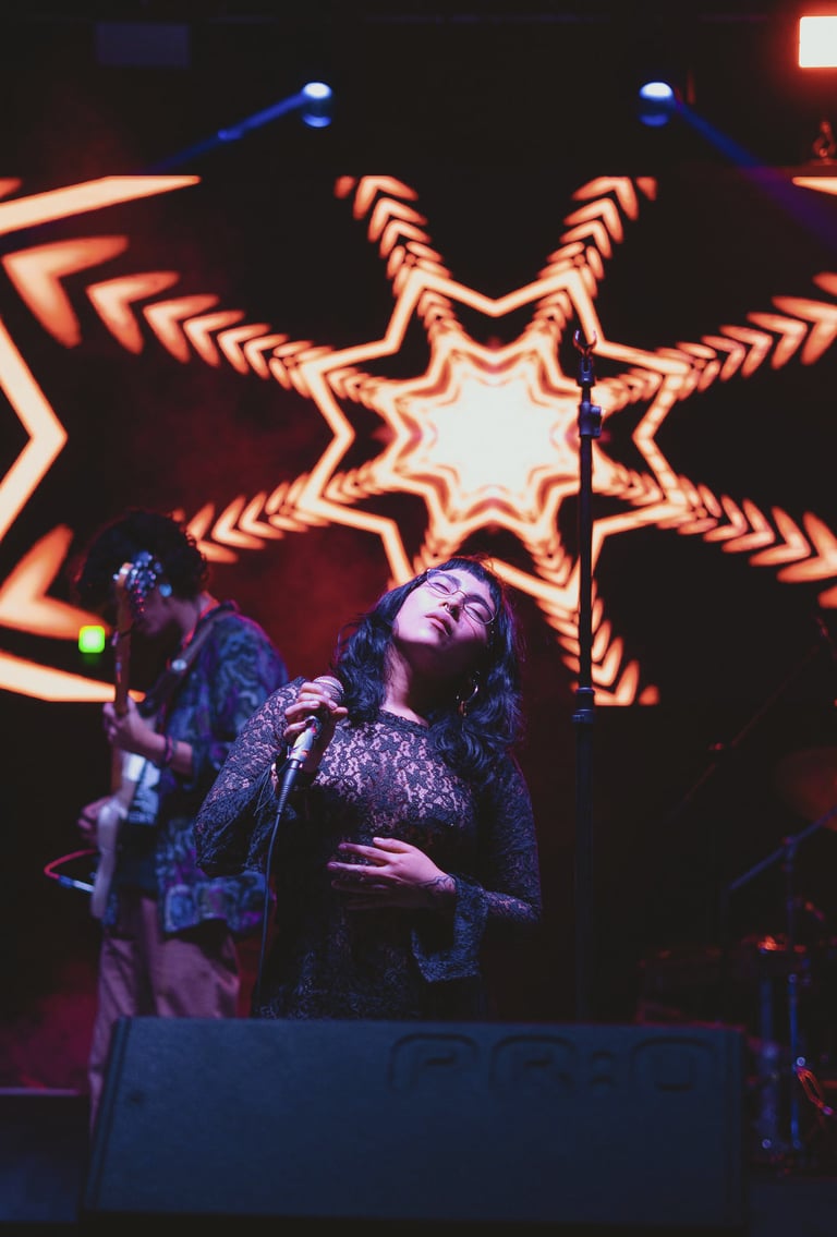 Fotografía profesional de conciertos eventos musicales en Quito, Ecuador. Colores en espectáculos, cantantes, bandas