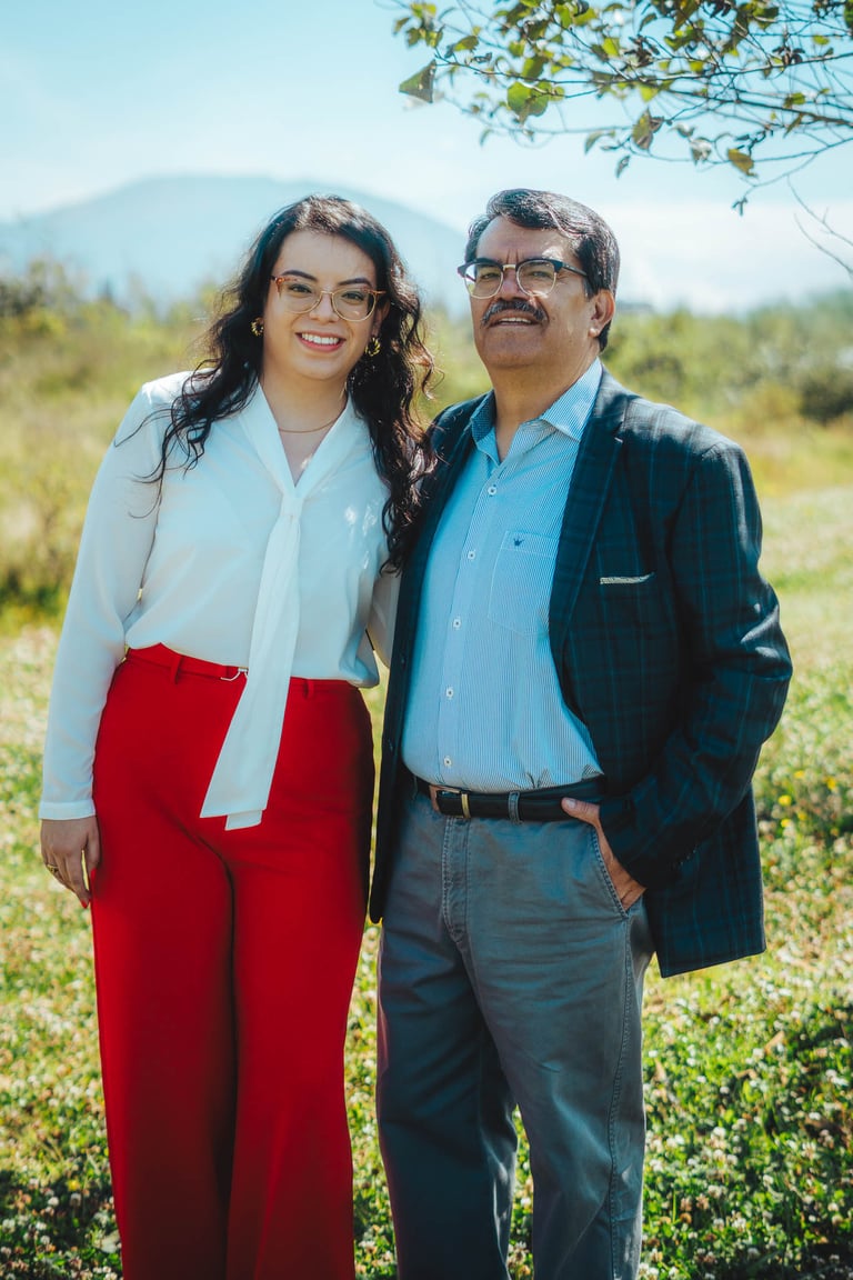 Retrato profesional familiar en Quito, Ecuador, lugar de la naturaleza