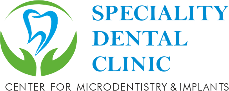 logo of speciality dental clinic is the center for microdentistry and implants in link road malad west