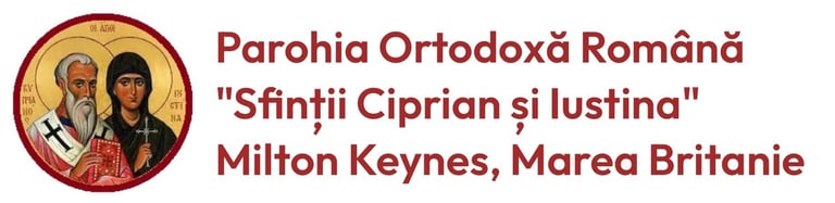 Biserica ortodoxă română "Sfinții Ciprian și Iustina", Milton Keynes logo