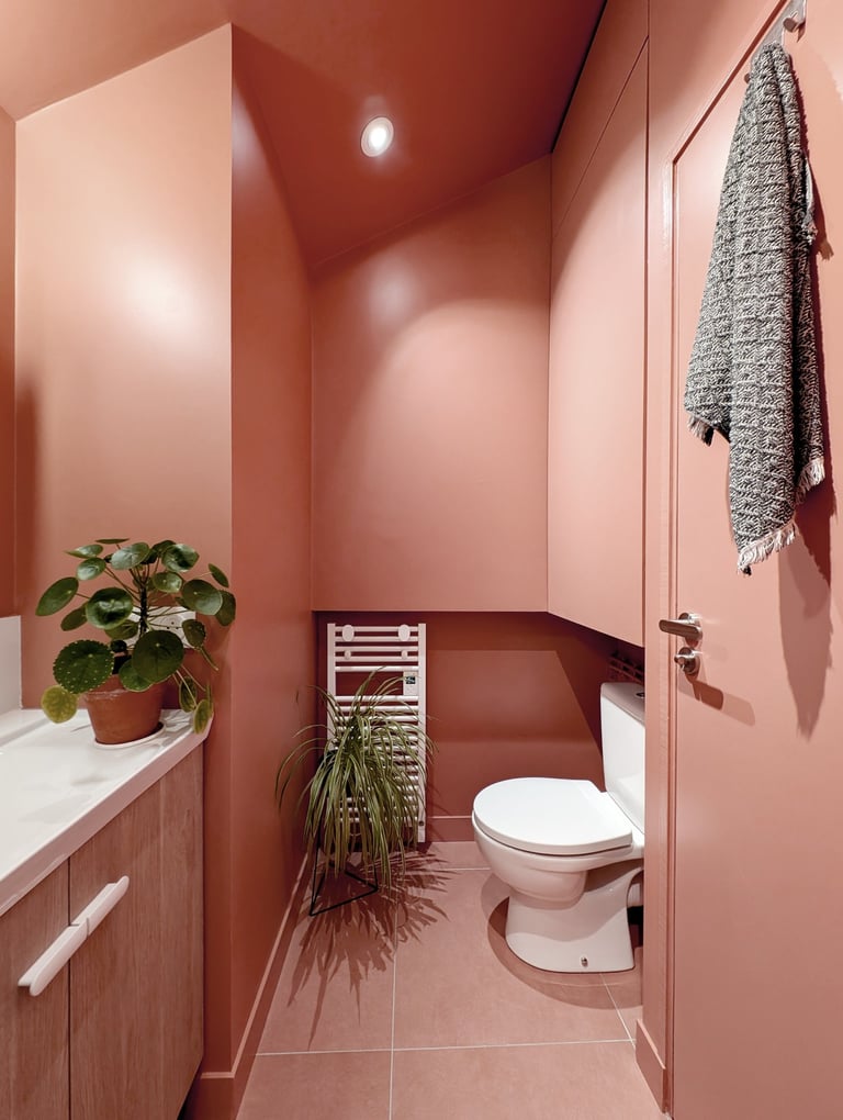 Appartement studio Angers - salle d'eau - Anthony Corbel CASA architecte Angers