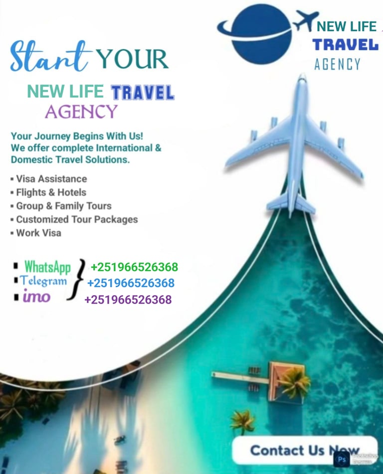 New life Travel logo