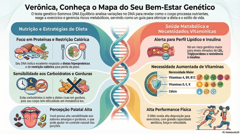 Infográfico do artigo de Nutrição e DNA