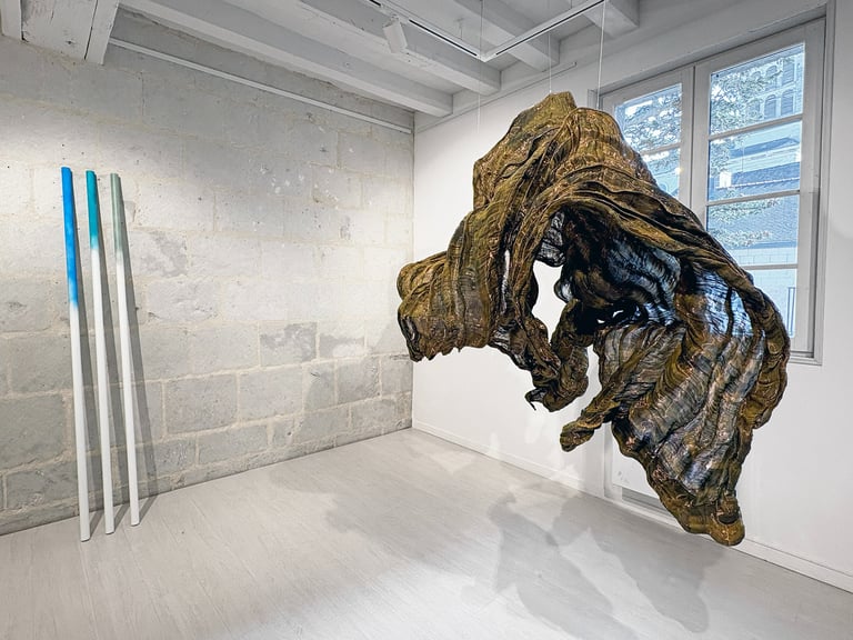 Le rocher de Sisyphe - Galerie Hors-champ - Exposition Art contemporain - Samuel Aligand - Sarah Krespin