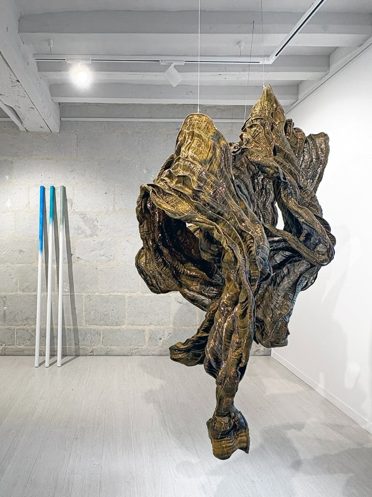 Le rocher de Sisyphe - Galerie Hors-champ - Exposition Art contemporain - Samuel Aligand - Sarah Krespin