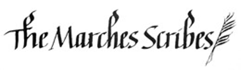 The Marches Scribes logo