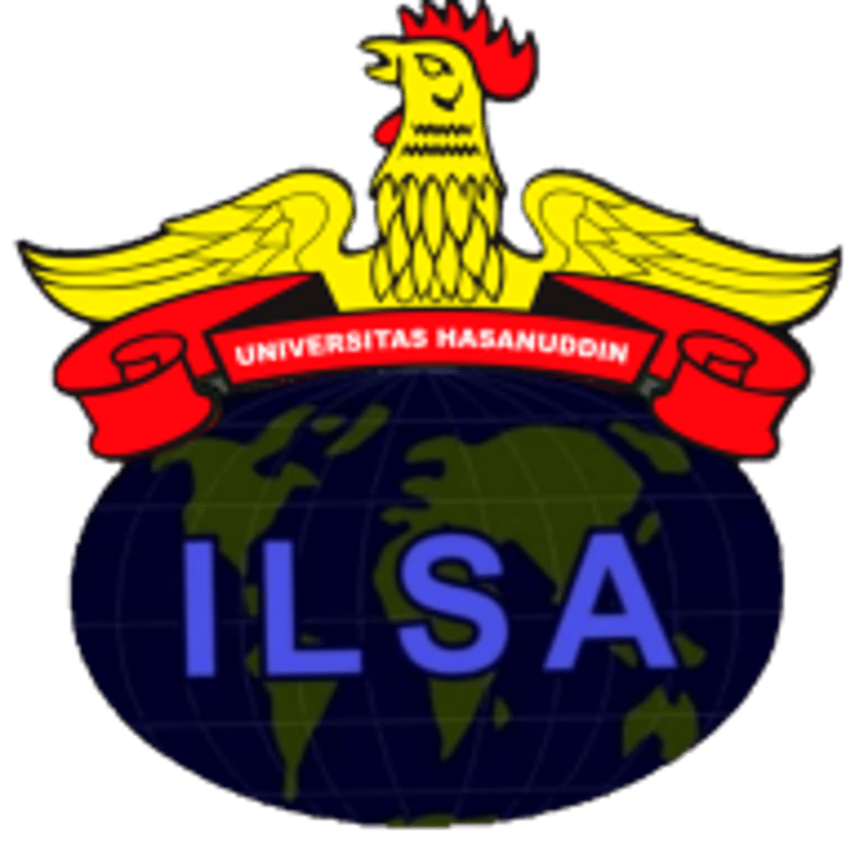 International Law Student Association Chapter Hasanuddin University logo
