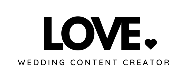 Love Wedding Content Creator logo