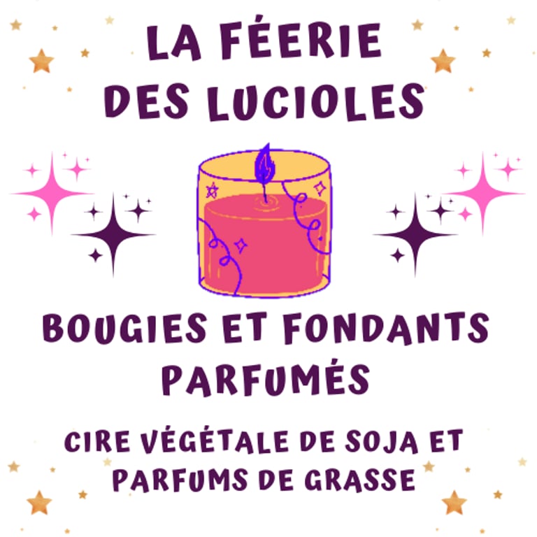 Bougies et fondants parfumés faits à la main logo