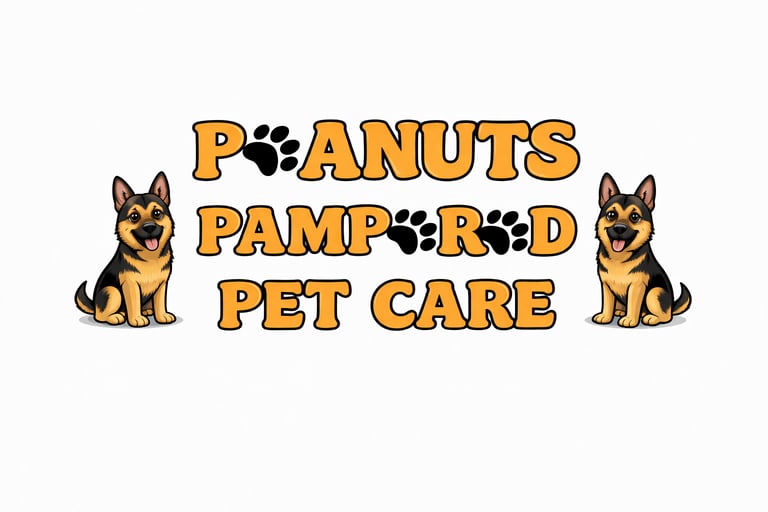 Peanuts Pampered Pet Care logo