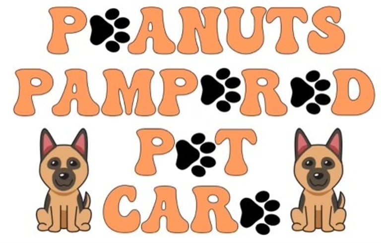 Peanuts Pampered Pet Care logo